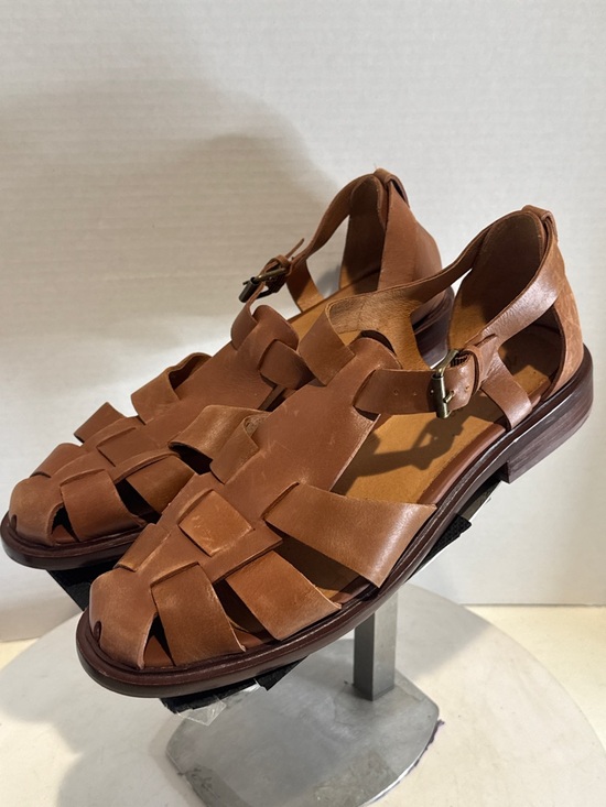 Madewell Shoes - Madewell The Rina Fisherman Flat Leather Upper Sandals size 10.5
